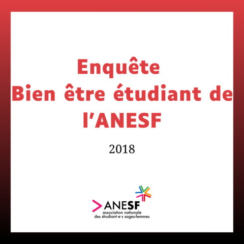 Enquête Bien être étudiant de l’ANESF 2018