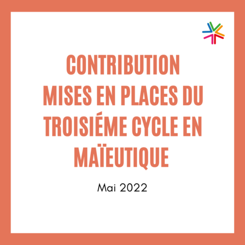 Contribution – Mise en place du troisième cycle en maïeutique