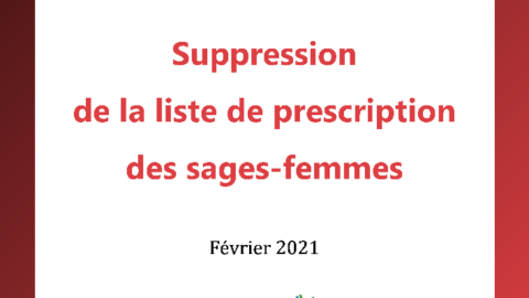 Contribution : Suppression de la liste de prescription des sages-femmes