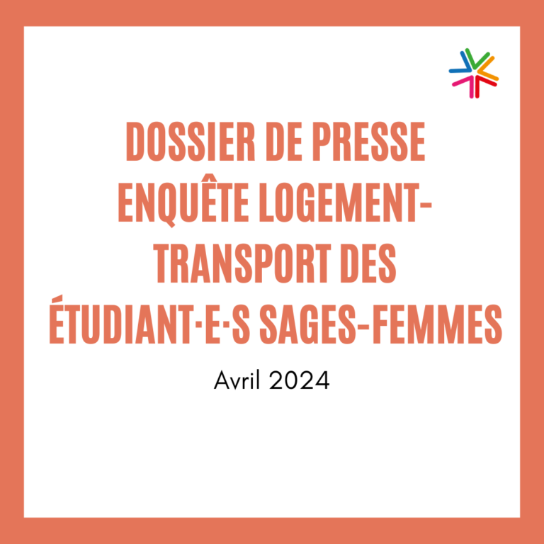 Dossier de presse – Enquête logement – transport des étudiant·e·s sages-femmes