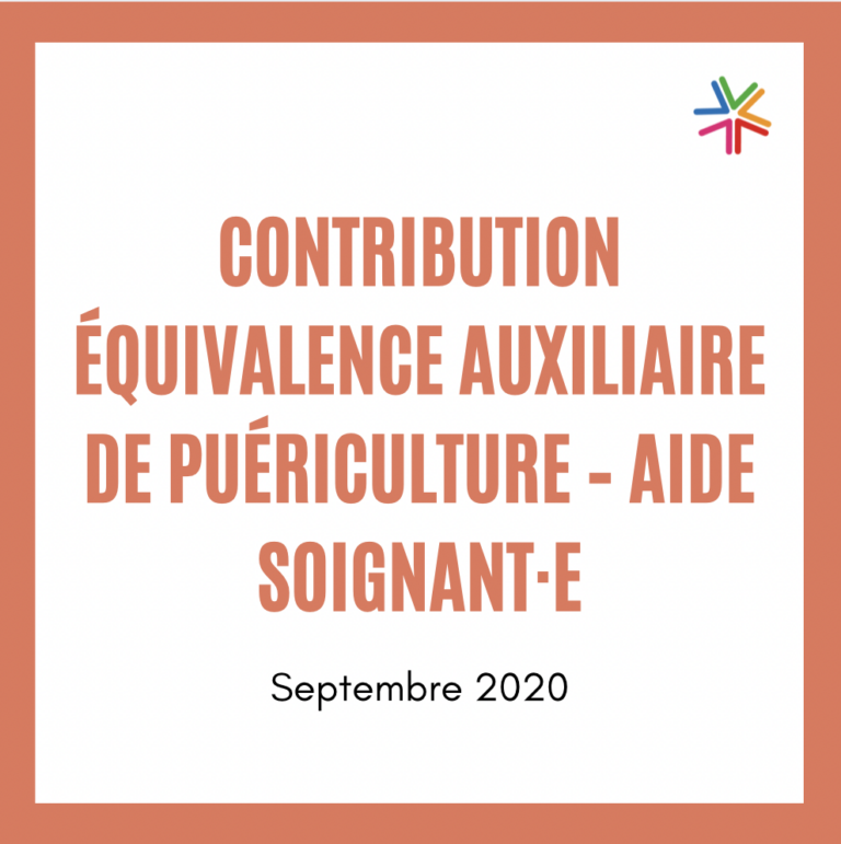Équivalence Auxiliaire de puériculture – Aide soignant·e