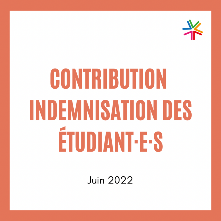 Contribution Indemnisation des étudiant·e·s