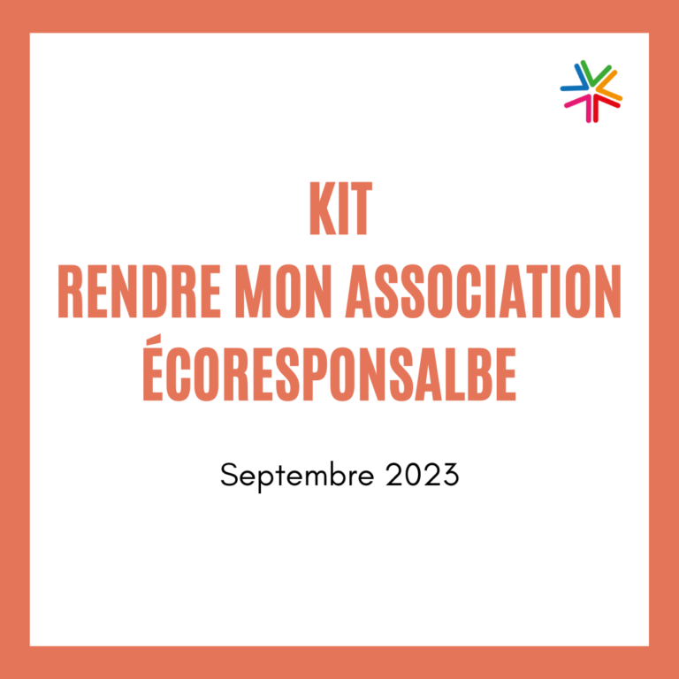 Kit – Rendre mon association écoresponsable