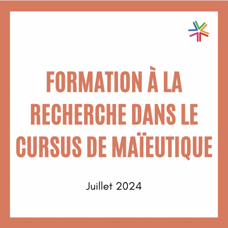 Formation à la recherche dans le cursus de maïeutique