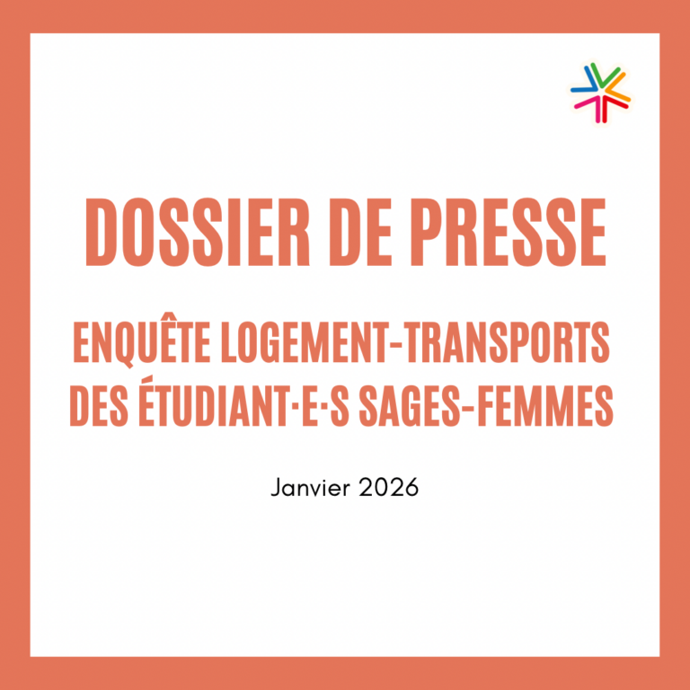 Dossier de presse – Enquête logements-transport des étudiant·e·s sages-femmes