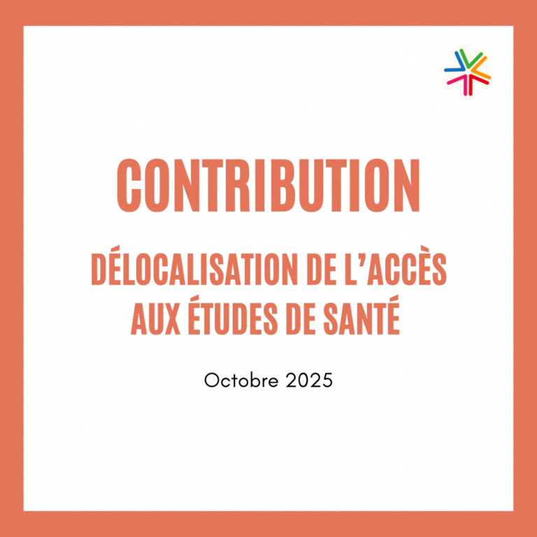 Contribution – Délocalisation de l’accès aux études de santé