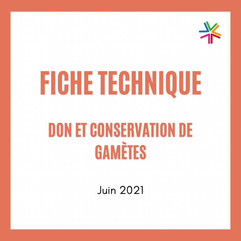 Fiche technique – Don et conservation de gamètes
