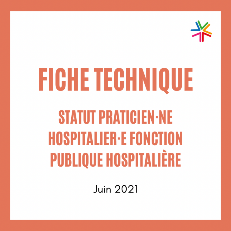 Fiche technique – Statut praticien·ne hospitalier·e fonction publique hospitalière