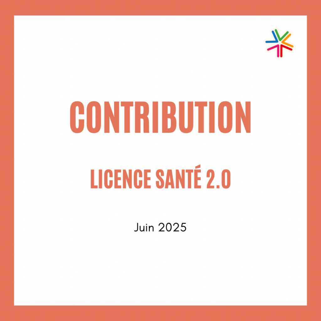 Contribution - Licence Santé 2.0