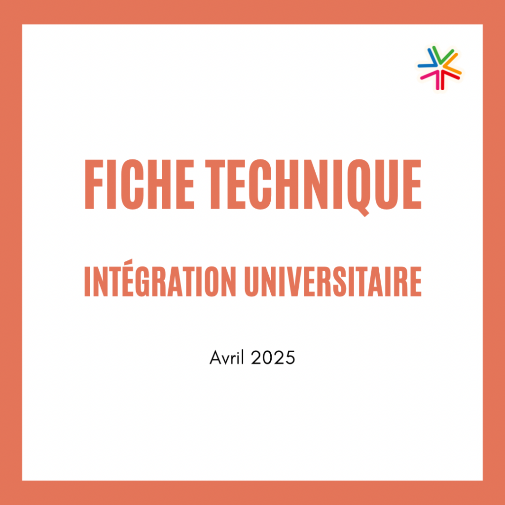 Fiche technique - Intégration universitaire