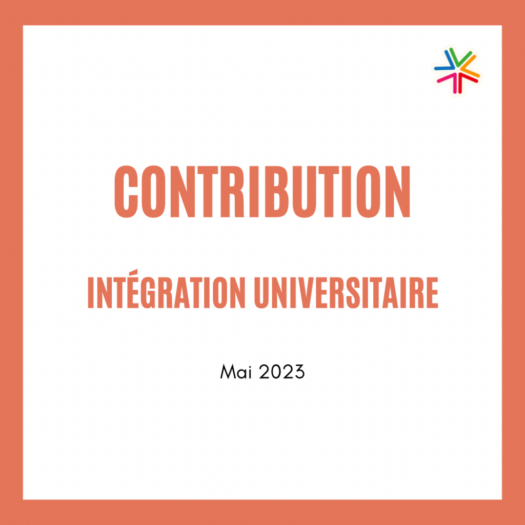 Contribution - Intégration Universitaire