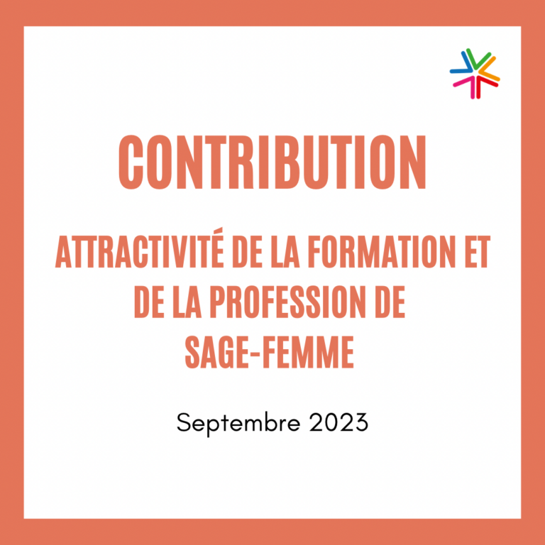 Contribution – Attractivité de la formation et de la profession de sage-femme