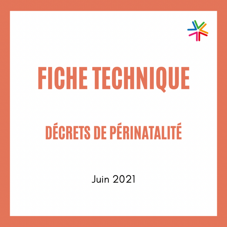 Fiche technique – Décret de périnatalité